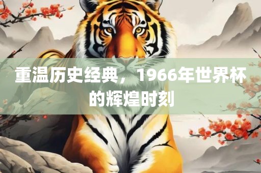 重温历史经典，1966年世界杯的辉煌时刻