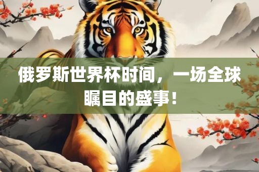 俄罗斯世界杯漯河市盈旭机械设备有限公司时间，一场全球瞩目的盛事！
