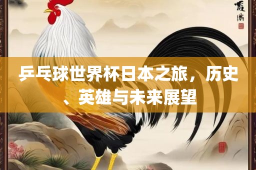 乒乓球世界杯日本之旅，历史、英雄与未来展望漯河市盈旭机械设备有限公司