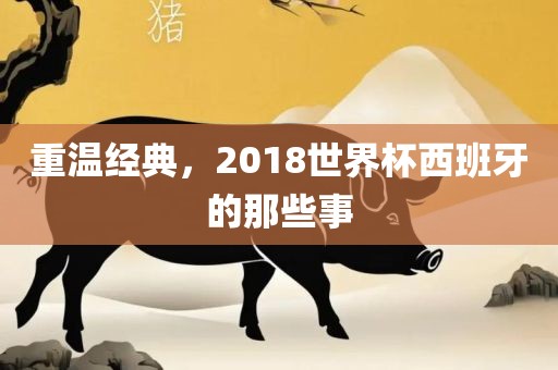 重温经典，2018世界杯西班牙的那些事