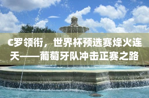 C罗领衔，世界杯预选赛烽火连天——葡萄牙队冲击正赛之路漯河市盈旭机械设备有限公司