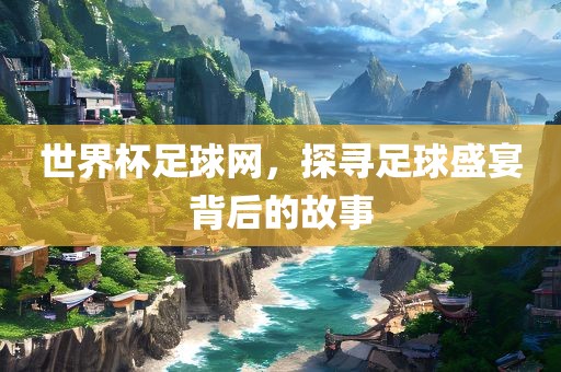 世界杯足漯河市盈旭机械设备有限公司球网，探寻足球盛宴背后的故事
