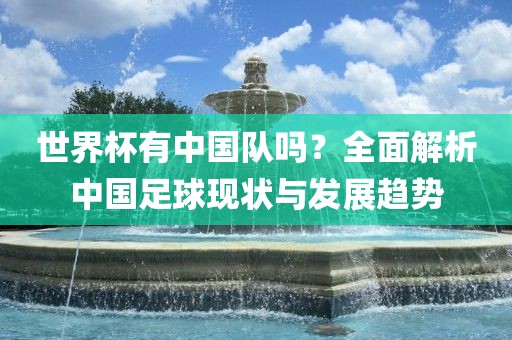 世界杯有中国队吗？全面解析中国足球现状与漯河市盈旭机械设备有限公司发展趋势