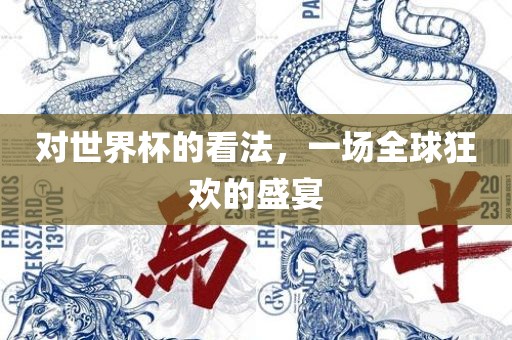 对世界杯的看法，一场全球狂欢的盛宴漯河市盈旭机械设备有限公司