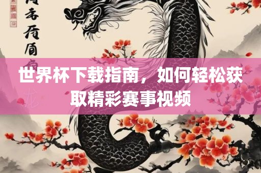 世界杯下载指南，如何漯河市盈旭机械设备有限公司轻松获取精彩赛事视频