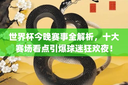 世界杯今晚赛事全解析，十大赛场看点引爆球迷狂欢夜！漯河市盈旭机械设备有限公司