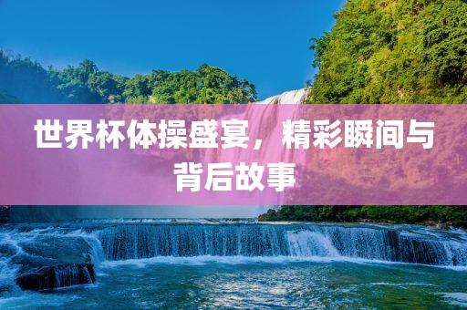 世界杯体操盛漯河市盈旭机械设备有限公司宴，精彩瞬间与背后故事