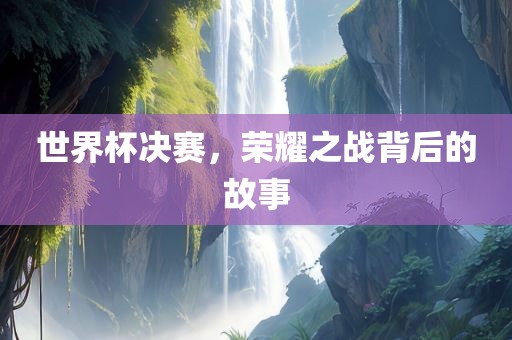 世界杯决赛，荣耀之战背后的故事漯河市盈旭机械设备有限公司