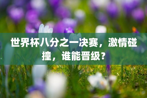 世界杯八分之一决赛，激情碰撞，谁能晋级？