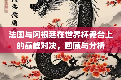法国与阿根廷在世界杯舞台上的巅峰对决，回顾与分析漯河市盈旭机械设备有限公司