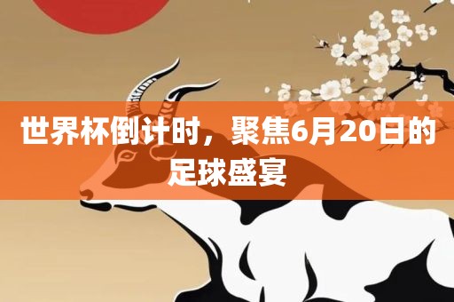 世界杯倒计时，聚焦6月20日的足球盛宴