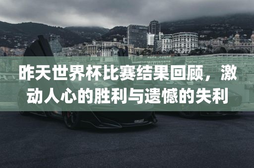 昨天世界杯比赛结果回顾，激动人心的胜利与遗憾的失利