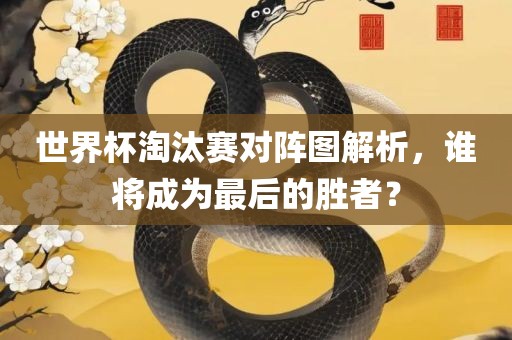 世界杯淘汰赛对阵图解析，谁将成为最后的胜者？漯河市盈旭机械设备有限公司