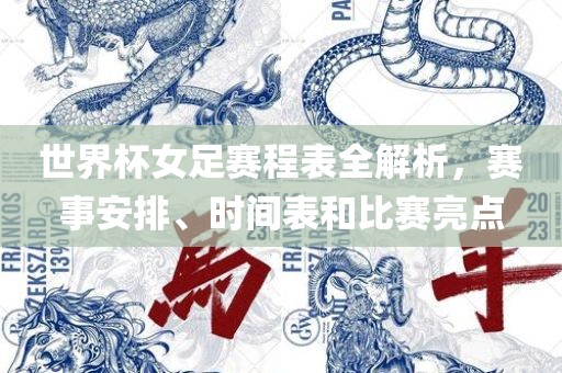 世界杯女足赛程表全解析，赛事安排、时间漯河市盈旭机械设备有限公司表和比赛亮点