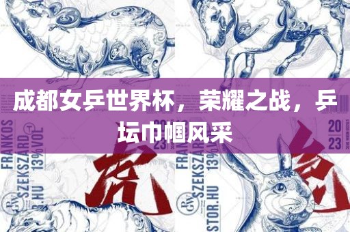 成都女乒世界杯，荣耀之战，乒坛巾帼风采