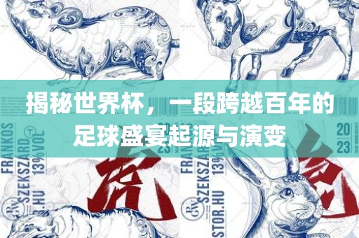 揭秘世界杯，一段跨越百年的足球盛宴起源与演变漯河市盈旭机械设备有限公司
