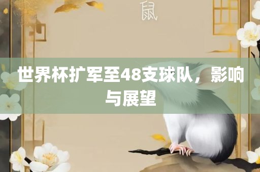 世界杯扩军至48支球队，影响与展望漯河市盈旭机械设备有限公司