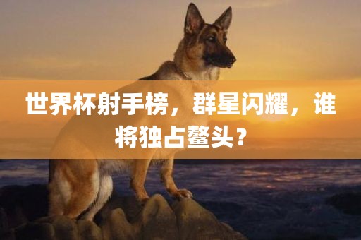 世界杯射手榜，群星闪耀，谁将独占鳌头？