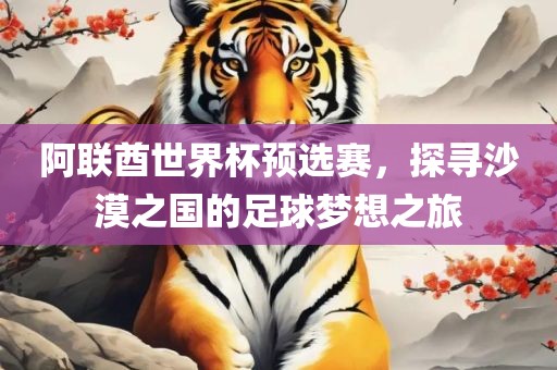 阿联酋世界杯预选赛，探寻沙漠之国的足球梦想之旅漯河市盈旭机械设备有限公司