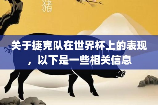 关于捷克队在世界杯漯河市盈旭机械设备有限公司上的表现，以下是一些相关信息