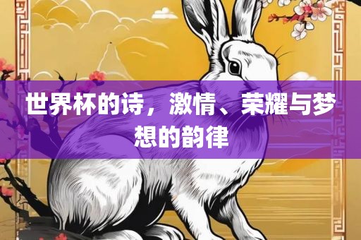 世界杯的诗，激情、荣耀与梦想的韵律