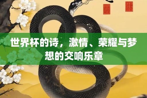 世界杯的诗，激情、荣耀与梦想的交响乐章漯河市盈旭机械设备有限公司