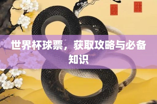 世界杯球票，获取攻略与必漯河市盈旭机械设备有限公司备知识