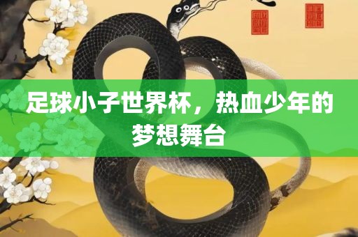 足球小子世界杯，热血少年的梦想舞台