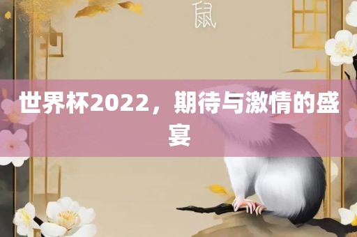 世界杯2022，期待与激情的盛宴