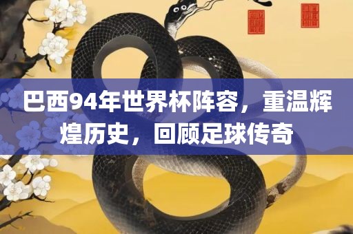 巴西94年世界杯阵容，重温辉煌历史，回顾足球传奇