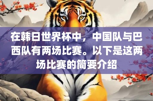 在韩日世界杯中，中国队与巴西队有两场比赛。以下是这两场比赛的简要介绍