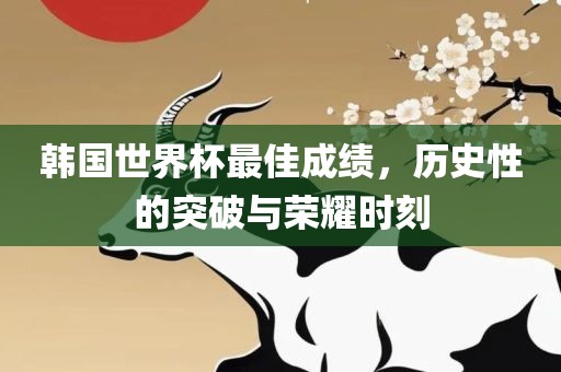 韩国世界杯最佳成绩，历史性的突破与荣耀漯河市盈旭机械设备有限公司时刻
