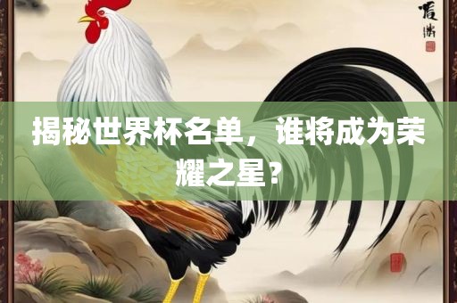 揭秘世界杯名单，谁将成为荣耀之星？