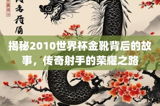 揭秘2010世界杯金靴背后的故事，传奇射手的荣耀之路