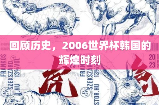 回顾历史，2006世界杯韩国的辉煌时刻