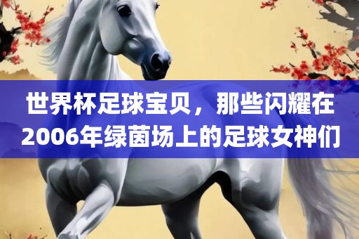 世界杯足球宝贝，那些闪耀在2006年绿茵场上的足球女神们