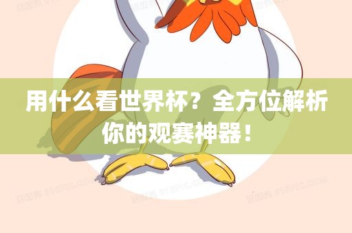 用什么看世界杯？全方位解析你的观赛神器！漯河市盈旭机械设备有限公司
