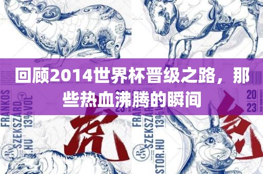 回顾2014世界杯晋级之路，那些热血沸腾的瞬间