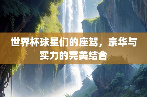 世界杯球星们的座驾，豪华与实力的完美结合