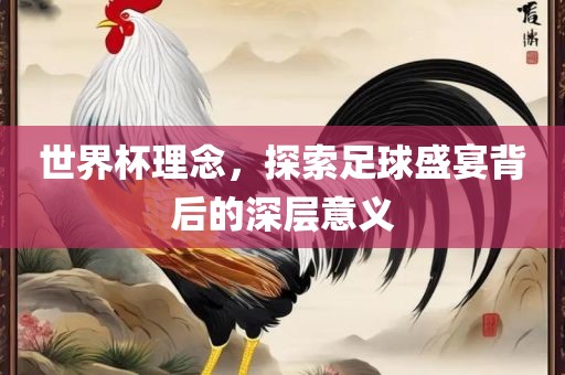世界杯理念，探索足球盛宴背后的深层意义