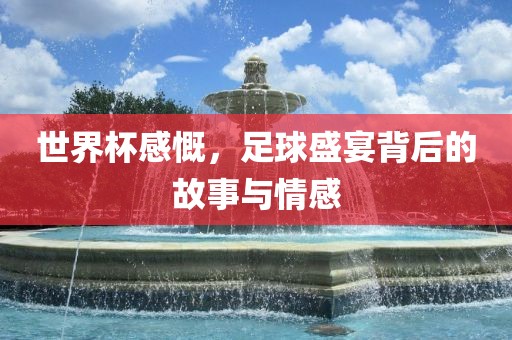 足球盛宴背后的故事与情感（或可简化为“足球背后的故事和情感”）