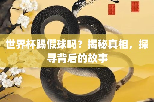 世界杯踢假球吗？揭秘真相，探寻背后的故事