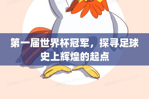 第一届世界杯冠军，探寻足球史上辉煌的起点漯河市盈旭机械设备有限公司