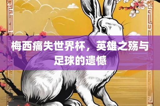 梅西痛失世界杯，英雄之殇与足球的遗憾漯河市盈旭机械设备有限公司