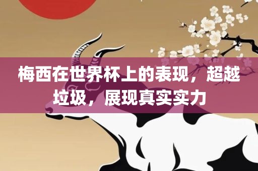 梅西在世界杯上的表现，超越垃圾，展现真实实力