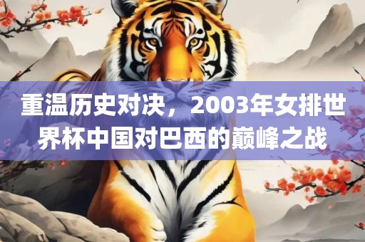重温历史对决，2003年女排世界杯中国对巴西的巅峰之战