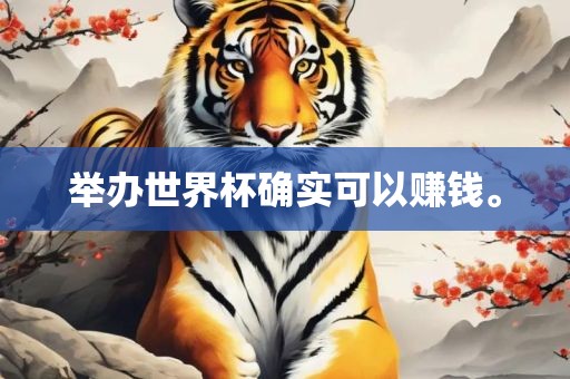 举办世界杯确实可以赚钱。
