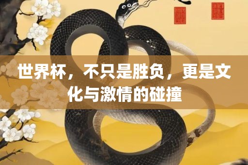 世界杯，不只是胜负，更是文化与激情的碰撞
