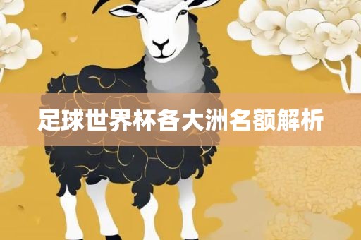 足球世界杯漯河市盈旭机械设备有限公司各大洲名额解析