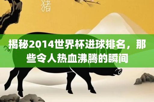 揭秘2014世界杯进球排名，那些令人热血沸腾的瞬间
